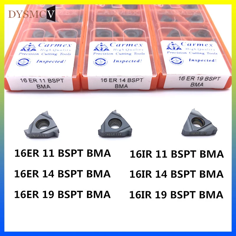 16ER 16IR 11 14 19 BSPT BMA твердосплавная Вольфрамовая резьба лезвие инструмент для