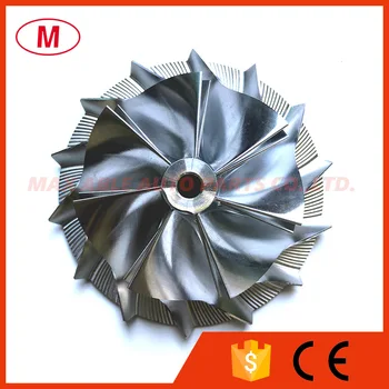 

T04S 8635R P00767 62.30/86.15mm 7+7 blades Performance Turbo Billet compressor wheel/Aluminum 2618/Milling wheel for Racing