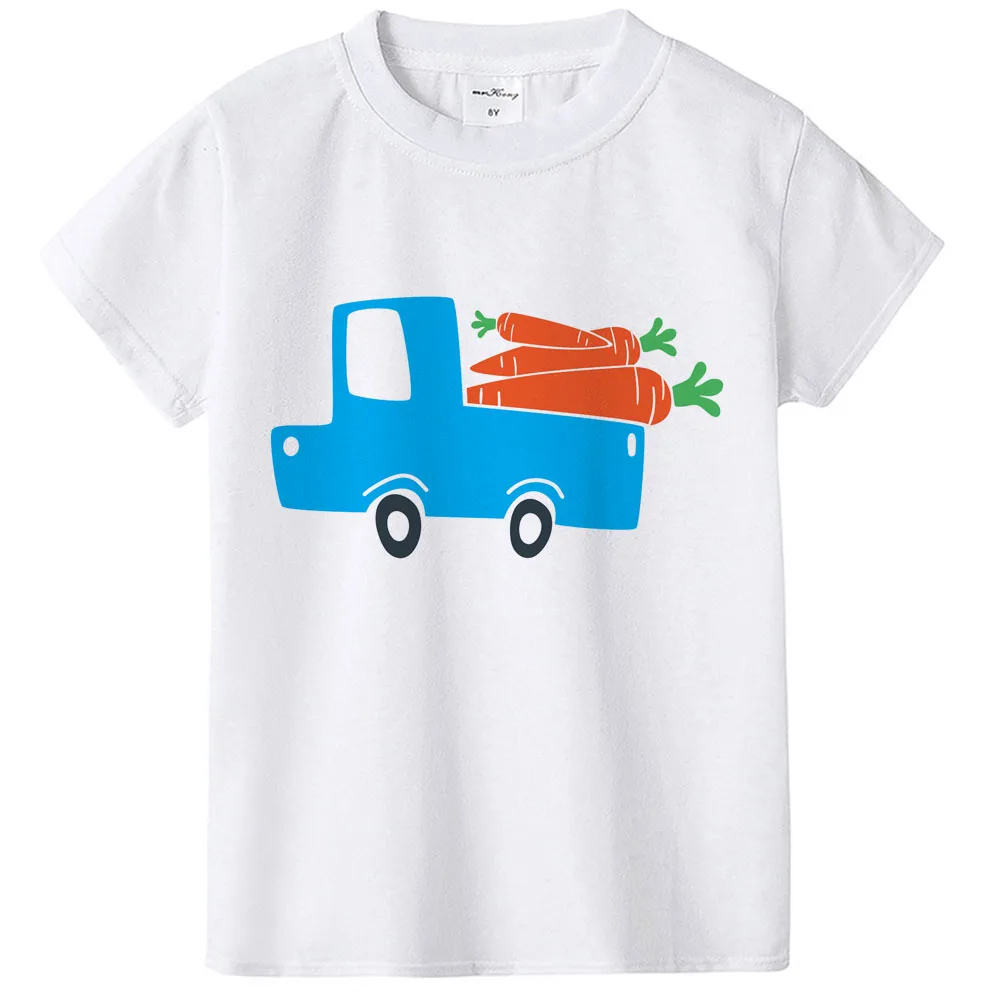 happy Easter kids Easter Truck T shirt 