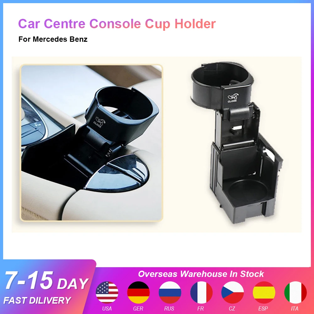 New Car Water Cup Holder Center Console Mount Cup Bottle Holder For