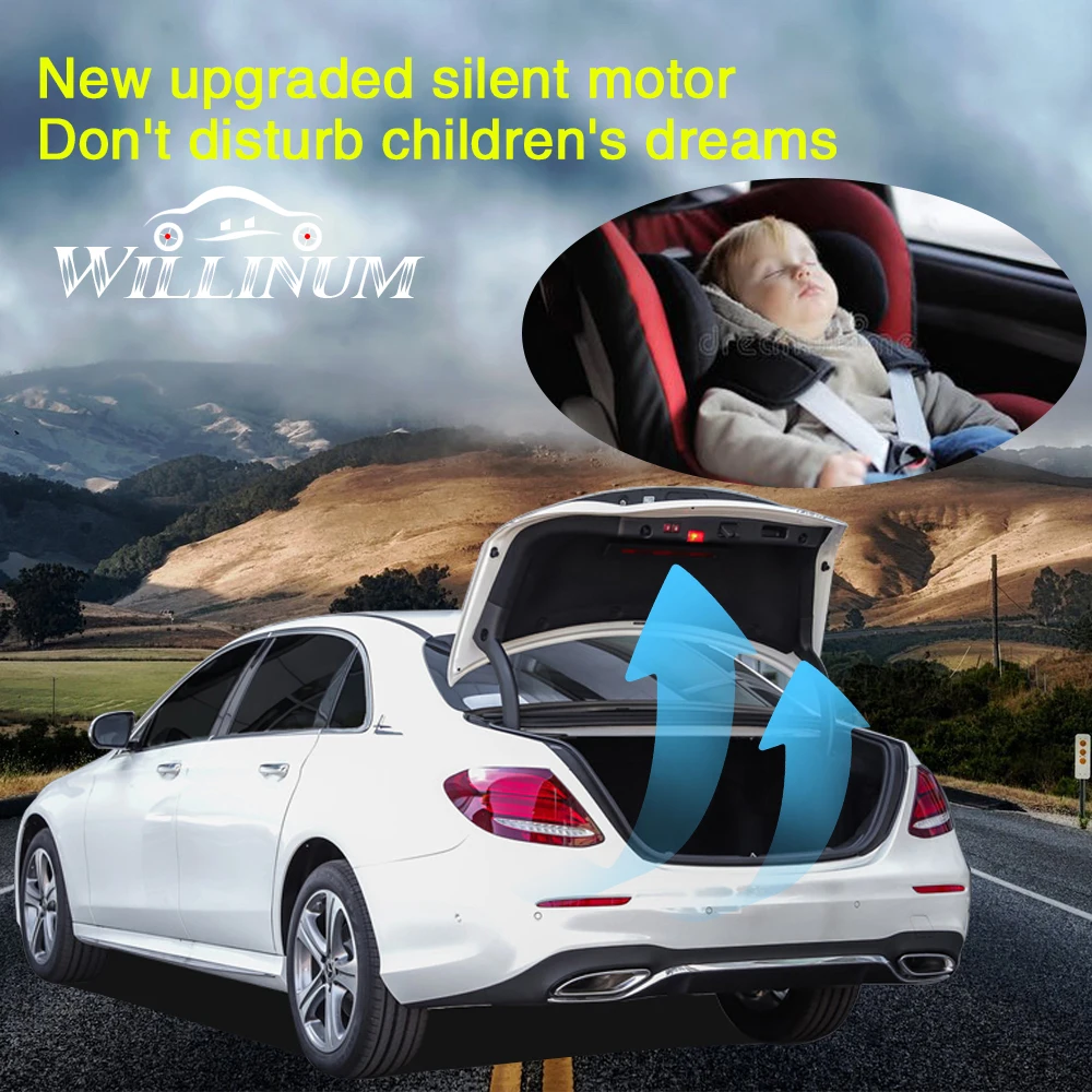 Электрическая задняя дверь для Benz W205 W213 W222 GLC X253 GLA Интеллектуальная электрическая задняя дверь управления мощным управлением багажник открыть закрыть