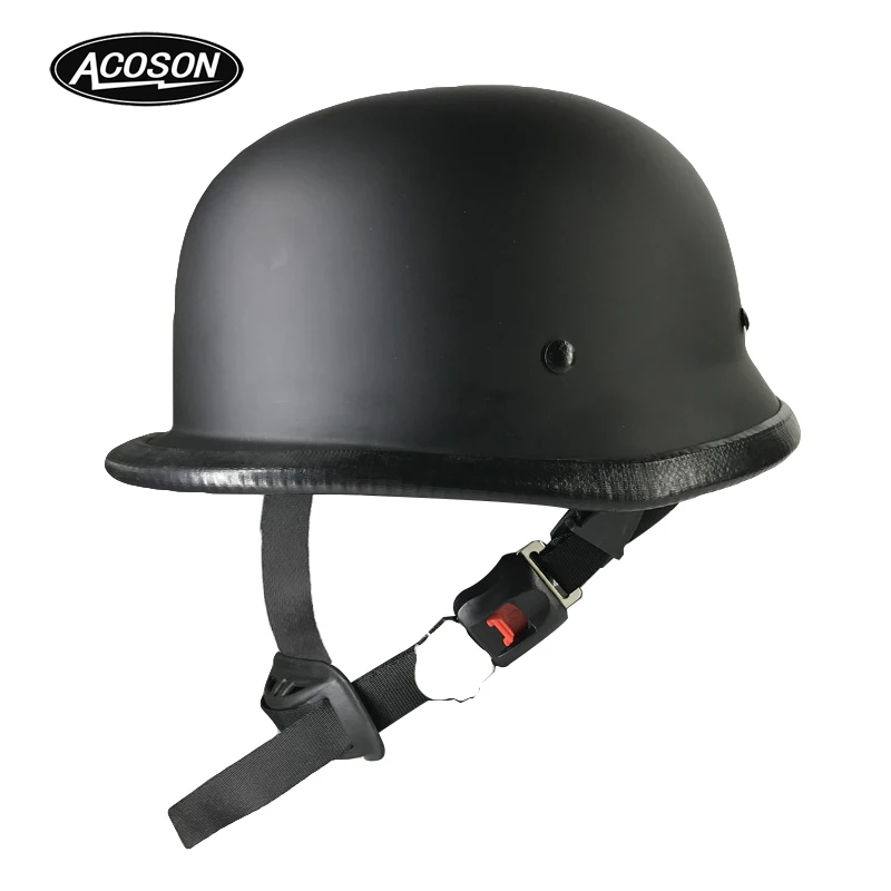 57-62 см ABS пластиковый мотоциклетный шлем для harley Motorcross capaciete половина шлем ретро матовый черный глянцевый
