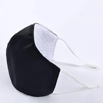 

10PCS Seamless Quick-drying Dust Mask Washable Reusable Breathable Anti-Dust Mouth Mask Black Cotton Face Mask Masque Lavable