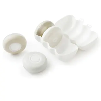 

4PCS 1 set Cosmetics Jar Box Makeup Cream Nail Art Cosmetic Bead Storage Pot Container Bottle Portable Plastic Transparent Case