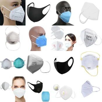 

1pc Respirator Reusable Face Mask PM2.5 Anti-fog Strong Protective Mouth Mask