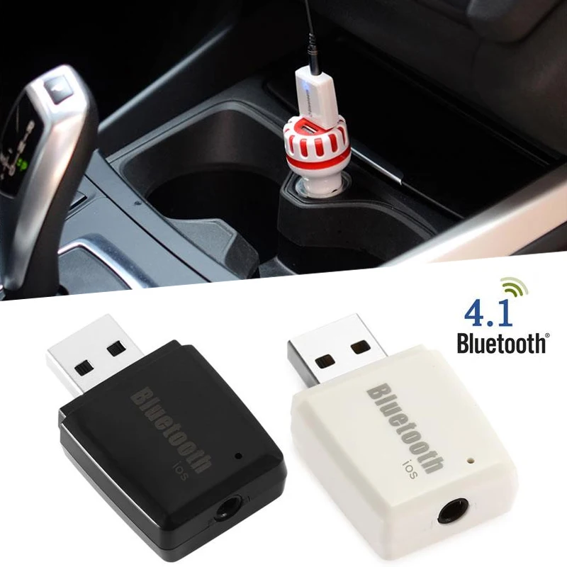 3,5 мм Bluetooth стерео адаптер USB Bluetooth адаптер приемник Портативный USB беспроводной Bluetooth для автомобилей для IOS