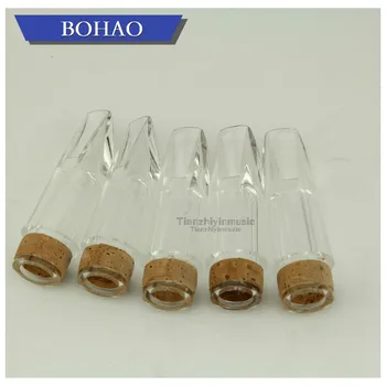 

Crystal Clarinet, 5pcs Clarinet Mouthpiece Transparent High-grade +Dental Pad