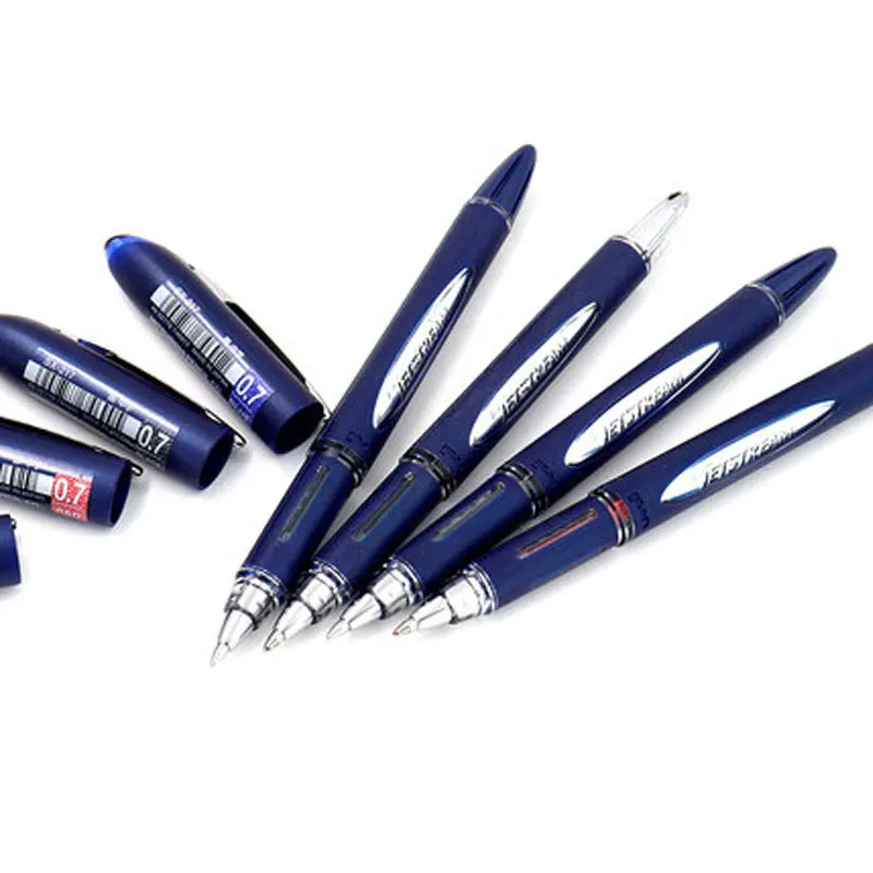 1Pcs UNI SX-217 볼펜 uni 중간 펜 0.7/1.0mm 교체 가능한 리필 매우 부드러운 학교 용품 문구 용품