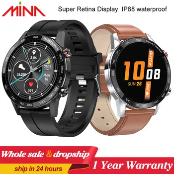 

L16 Smart Watch Men ECG+PPG IP68 Waterproof Bluetooth music Blood Pressure Heart Rate Fitness Tracker sports Smartwatch PK L8