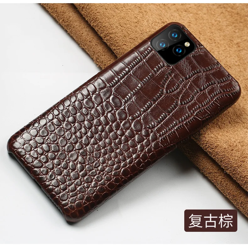 Чехол для iPhone 11/11Pro, роскошный чехол из натуральной кожи для iPhone 11 PRO MAX, чехол для iPhone 11, задняя крышка, чехлы для телефонов