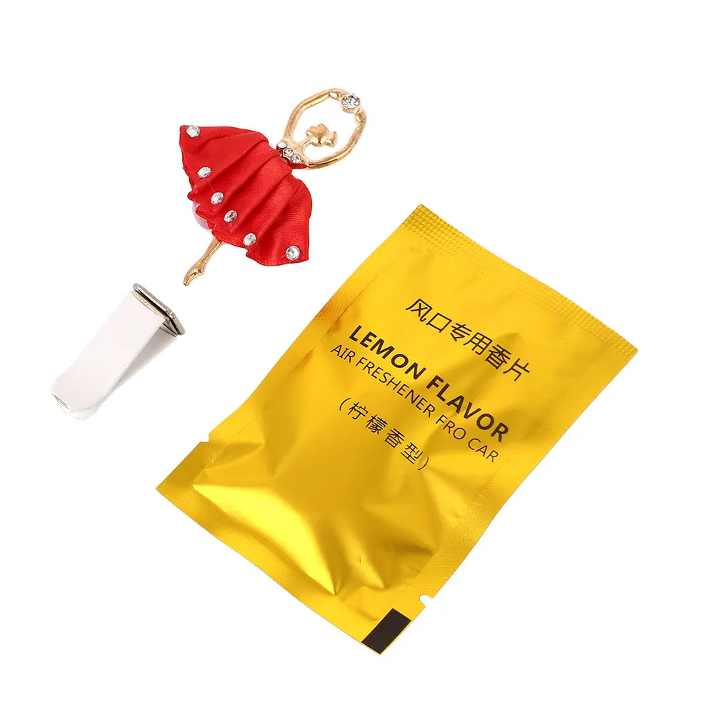 Perfume Clip Air Freshener Universal Perfume Base Clip Fragrance Decor Dancing Girl Multicolor Premium
