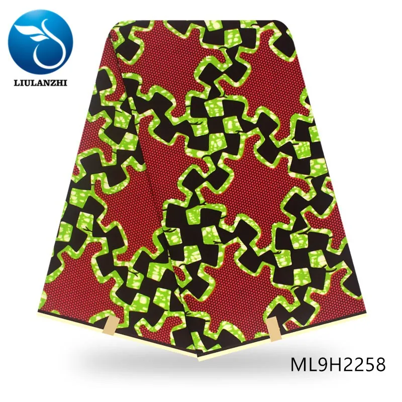 LIULANZHI Африканский Воск Анкара тиссу хлопок принты воск дизайн платье швейный печатный материал Анкара воск тиссу ML9H2256-71