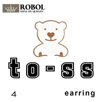 

Toss Bear High Quality Sterling Silver Copy Jewelry Spain Bear Version Jewelry Women's Earrings with Original Logo Wholesale