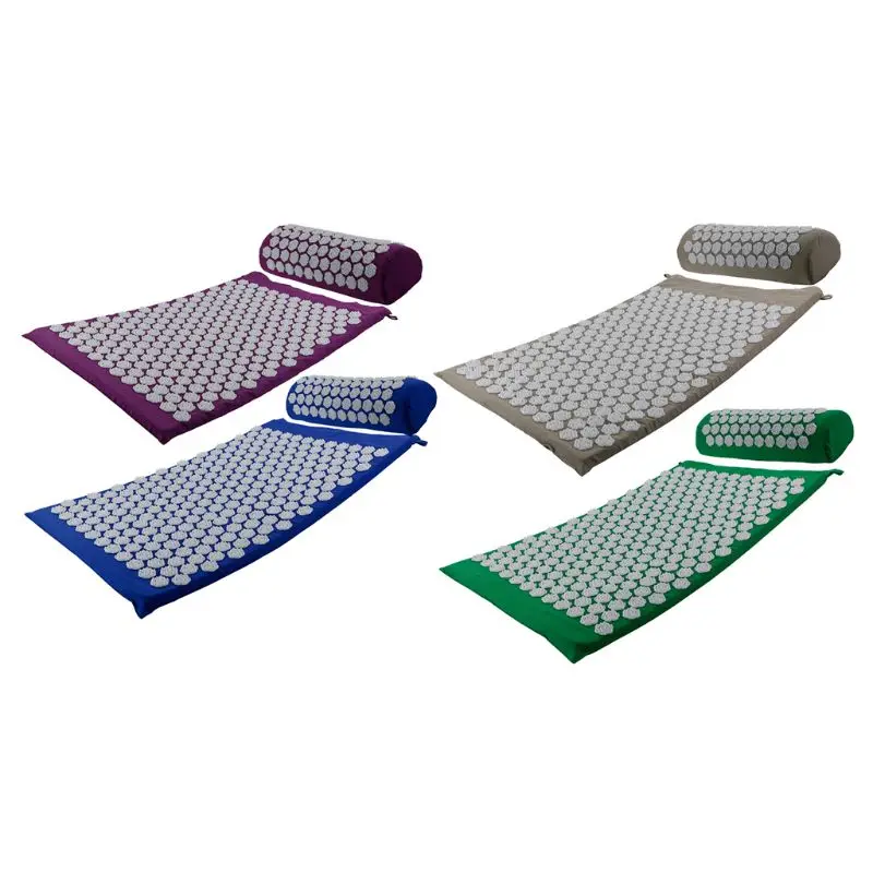 

2020 New Acupuncture Massage Cushion Mat Pillow Yoga Mat Body Muscle Tension Spike Pad