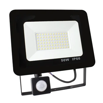 

PIR Motion Sensor LED Flood Light 10W 20W 30W 50W AC220V Floodlights Lamp IP66 Waterproof Reflector Projector Outdoor Spot Light