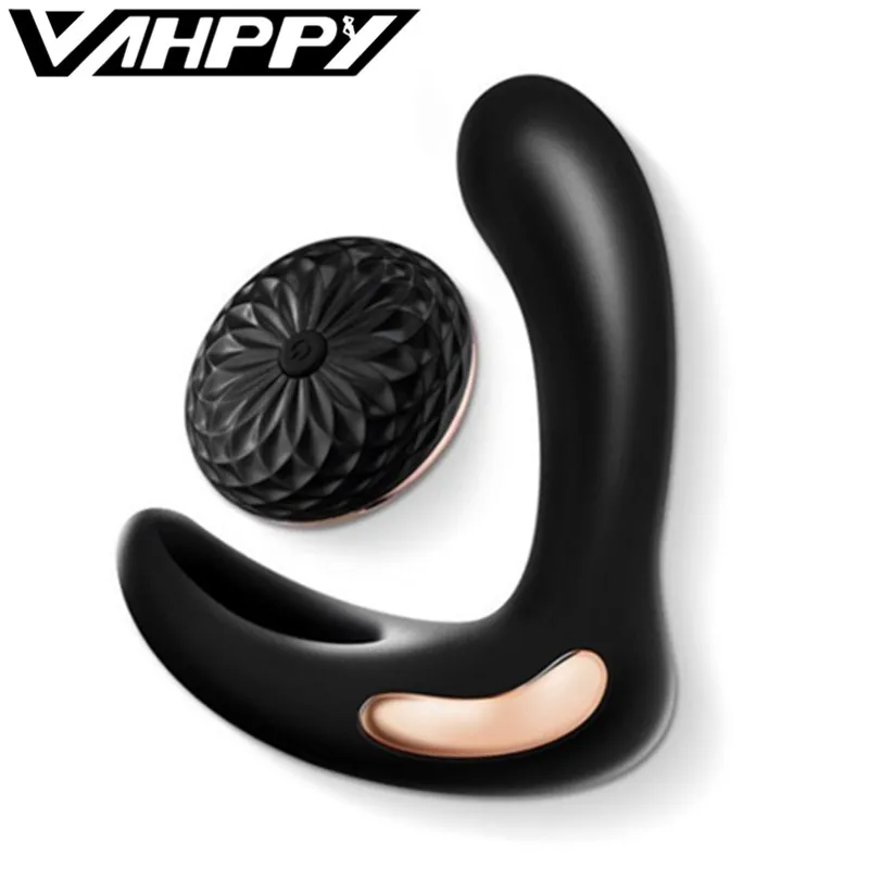 Мужской Вибратор для массажа простаты Анальная пробка Силиконовая