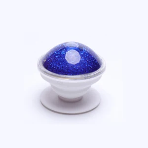 dark blue-1pcs SOVAWIN, аксессуары для телефона, 1 шт., подставка для телефона, 3D, зыбучие пески, красочный Жидкий блеск, универсальный держатель для пальца, зыбучий песок, подушка безопасности, кронштейн - Цвет: dark blue-1pcs