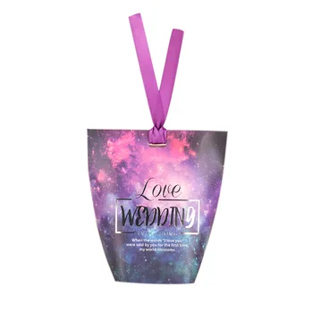 

Wedding Candy Box Gift Box Carton Marble Star Style Ribbon Party Supplies Packaging Bags Wholesale Birthday Decoration