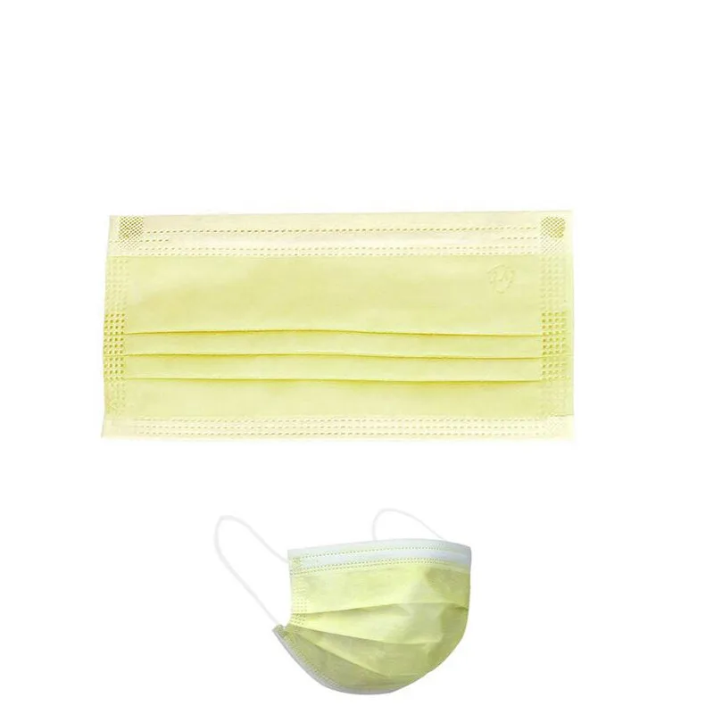 50pcs/bag Disposable Mouth Mask Non-woven Face Mask Anti Dust Mouth Nose Cover Medical Respirators Unisex