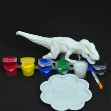 Детский день, детская игрушка для рисования, сделай сам, цветная игрушка для рисования серии динозавров, игрушка T-Rex, модель игрушки для дома