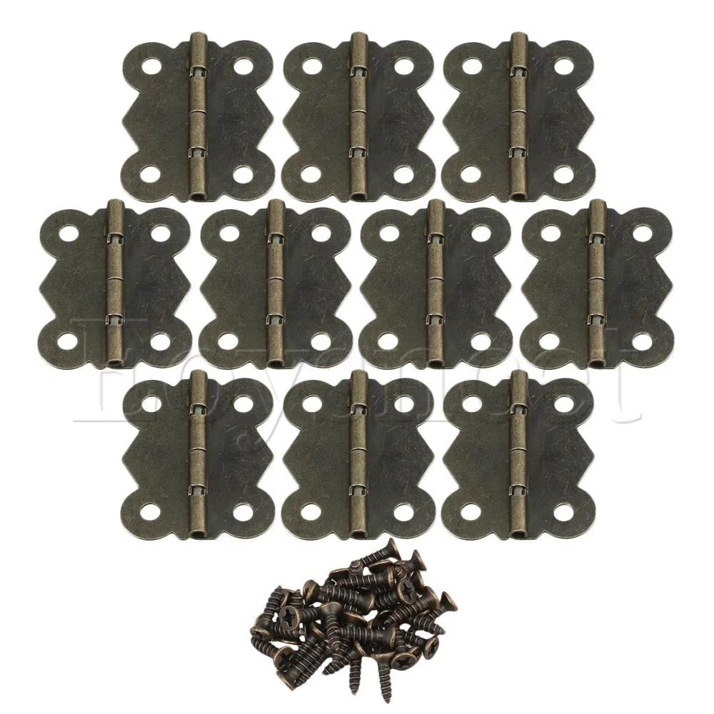 10 шт. чехол для двери шкафа винтажная бабочка 4 см|butterfly vintage|butterfly hingebutterfly door hinge |
