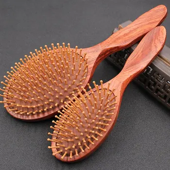 

Rosewood Airbag Comb Lady'S Health Massage Comb Boutique Large Plate Comb Straight Hair Comb Straight Hair Comb