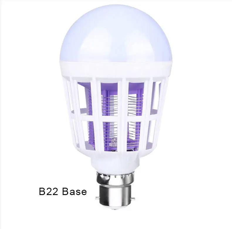 15W E27/B22 Светодиодный светильник от комаров 175 V-220 V светодиодный Электрический светильник от комаров для сна - Цвет: B22 12W-220V