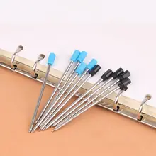 10 шт шариковая ручка Замена заправок 1,0 мм синий черный цвет чернил школьный офис