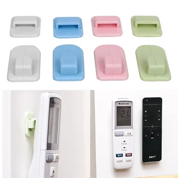 

NICEYARD Remote Control Holder Adhesive Tape Hanger Organization ABS Wall Storage Sticky Hook Set 4pcs/set