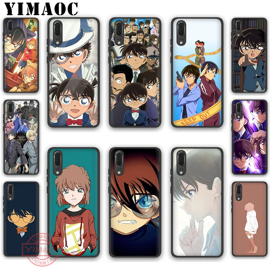 YIMAOC Famous Anime Detective Conan Soft Silicone Case for Huawei P30 P20 Pro P10 P9 P8 Lite 2017 2018 2019 | Мобильные телефоны и