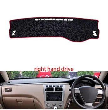 

2013 2014-2016 Car Styling Rose Pattern Non-slip Dashmat Dash Mat Dashboard Cover Pad Cover Carpet Car Sticker for CHERY fulwin2