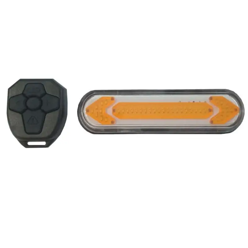 Зарядка через usb велосипедный фонарь для верховой езды указатели поворота дистанционного Управление горный велосипед светодиодный безопасности Предупреждение задний фонарь Велоспорт Запчасти