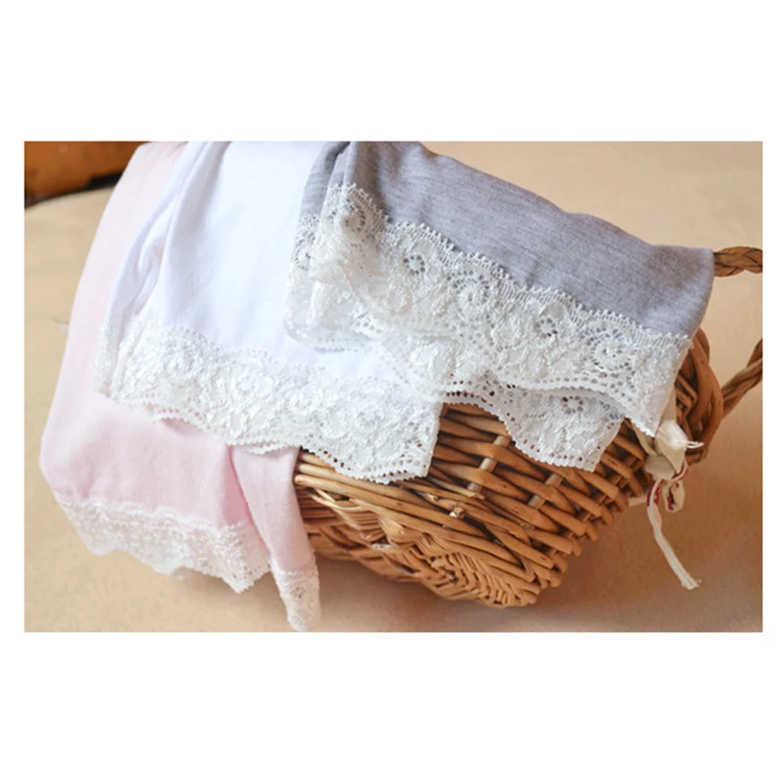 Summer children's cotton underwear lace bottoming Girls' panties super stretch safety pants Lace Border Anti Panic Panties