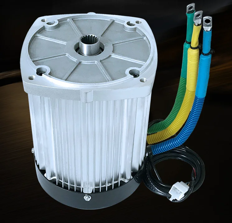 60V 72V 1200W 2200W 4200RPM-5000RPM high-speed convex brushless DC motor for electric tricycle