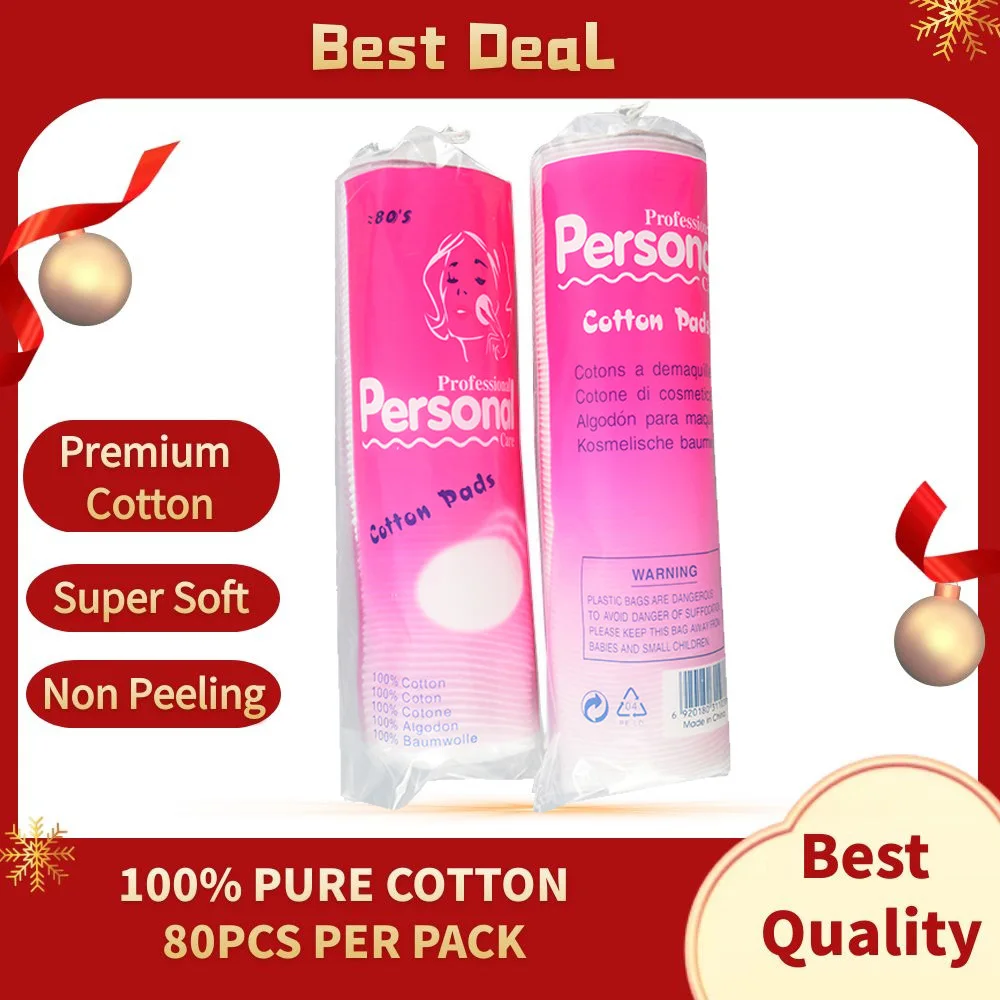 Lowered Wipe-Pads Makeup-Remover-Pad Disposable Round Facial 100%Cotton-Pad 80pieces 33mj6O3yGJR