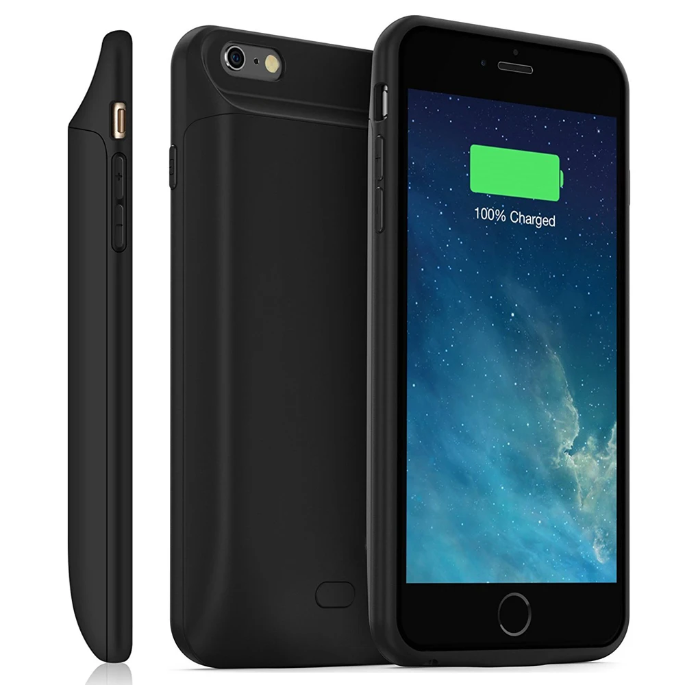 3200-7200 мА/ч для iPhone 6 6s 7 8 Plus X XS чехол внешнего аккумулятора магнитный портативный