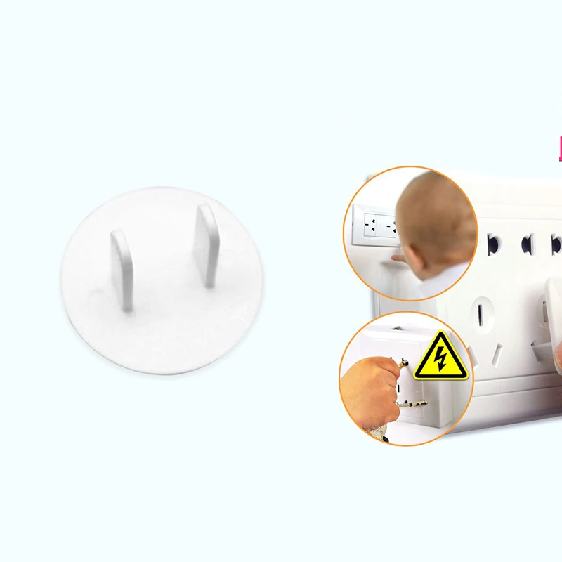 Socket Covers 6pc US Socket Anti Electric Shock Plugs Protector Cover Cap Power Electrical Outlet Baby Children Safety Guard Protection