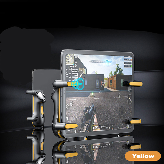 Finger Ipad PUBG Controller Capacitance Adjustable Mobile Game Trigger L1R1 Button Gamepad Joystick Grip Tablet Accessories