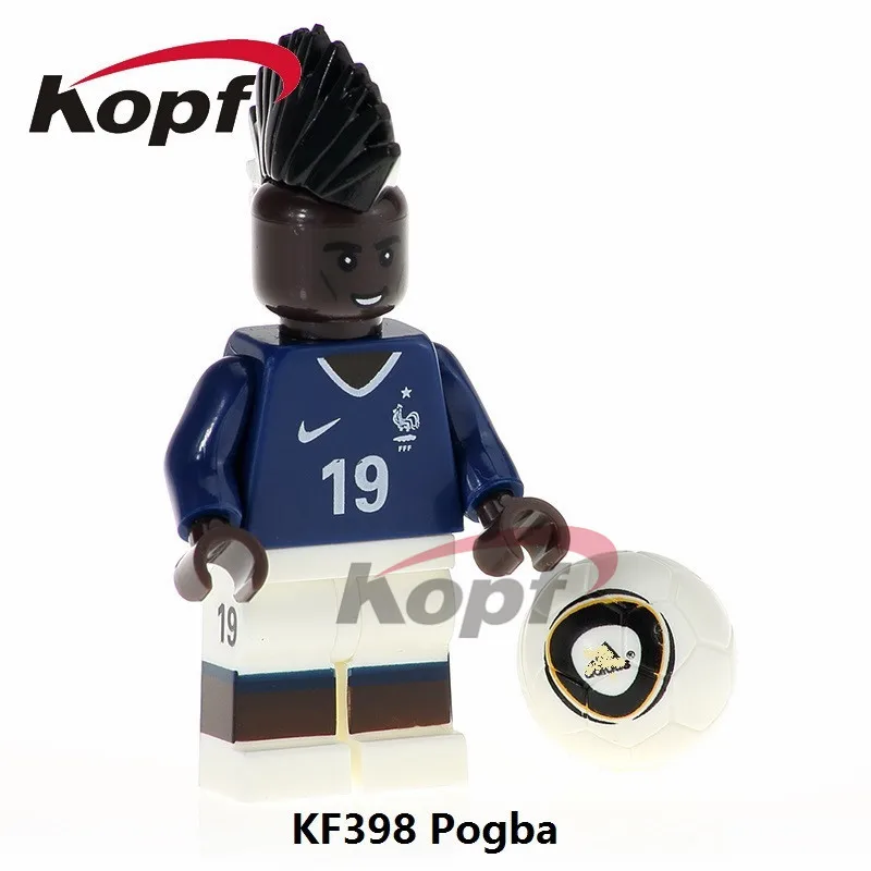 KF398 20pcs No Box 20 шт. KF6047 строительные блоки Супер Герои известный певец Месси Popeye Бекхэм Фредди Меркурий Куклы Фигурки для детей игрушки подарок - Цвет: KF398 20pcs No Box