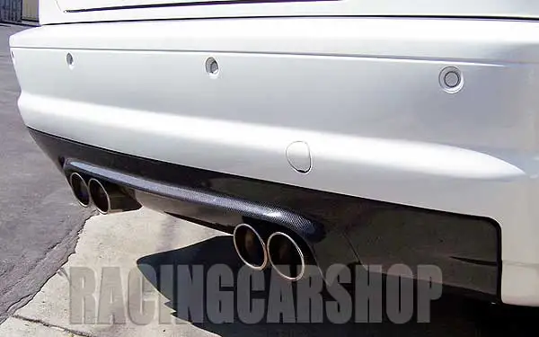 CSL STYLE REAL CARBON FIBER DIFFUSER 4P EXHAUST for BMW 3-Series E46 M3