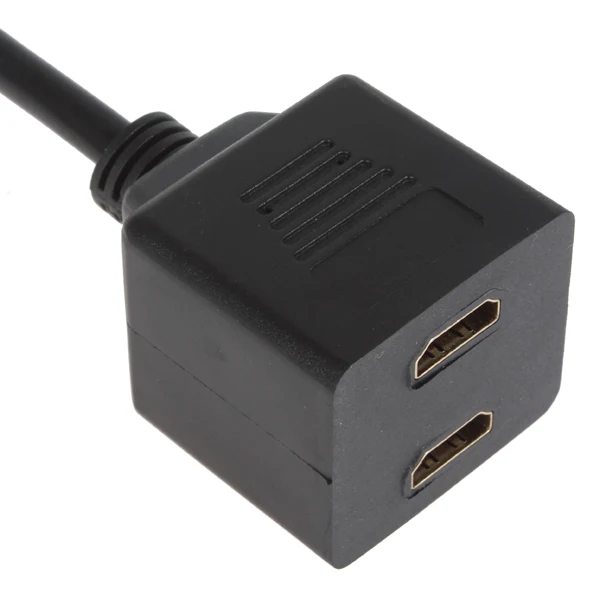 0,3 м 1 HDMI Мужской 2 Женский Аудио Видео сплиттер подходит для wii/HDTV/DVD/PS3/psp