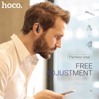 

HOCO Touch Control Wireless Headphone single ear music Sports Ear Hook In-Ear Stereo Earbuds Handsfree earphone for iPhone 11Pro