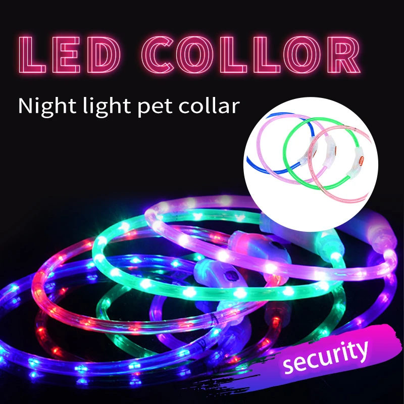 

Electronics New Charging Luminous Dog Collar Quick Release Personalized Can Be Tailored Dog Collar Cat Pet Pitbull Accessories