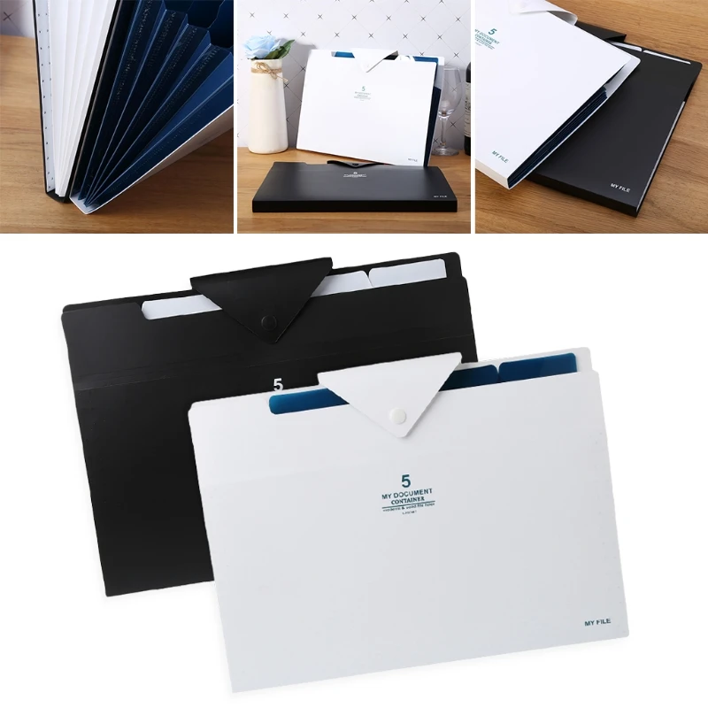 5-слойный чехол расширение папки и Органы сумка A4 бумага для органайзера держать папка для документов