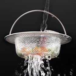 Gadget Kitchen Sink Strainer Leftovers Drain Stanless Steel Portable Wash Basin Hidden Cocina Accesorio Kitchen Accessories YQ50