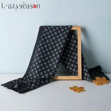 Мужской шарф, роскошный брендовый дизайнерский мужской классический кашемировый шарф, зимний теплый мягкий модный женский шарф с кисточками, Новинка