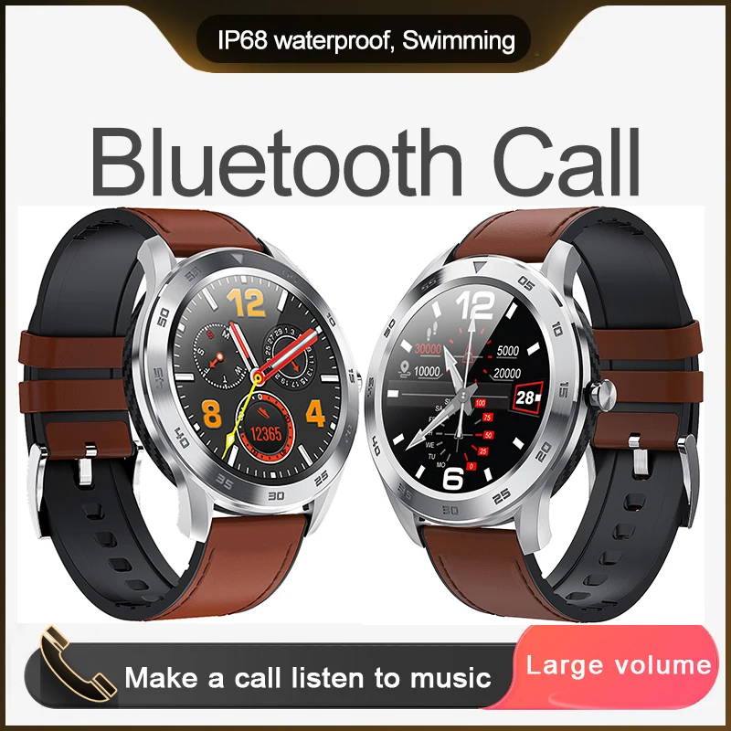 Водонепроницаемые Смарт часы Timewolf IP68 измеряющие кровяное давление мужские с