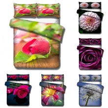 Хризантема Роза Одуванчик комплекты постельного белья с цветами детский подарок пододеяльники наволочки одеяло покрывало постельное белье