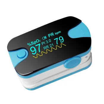 

OLED Fingertip Pulse Oximeter SPO2 PR PI Respiration Rate Monitor