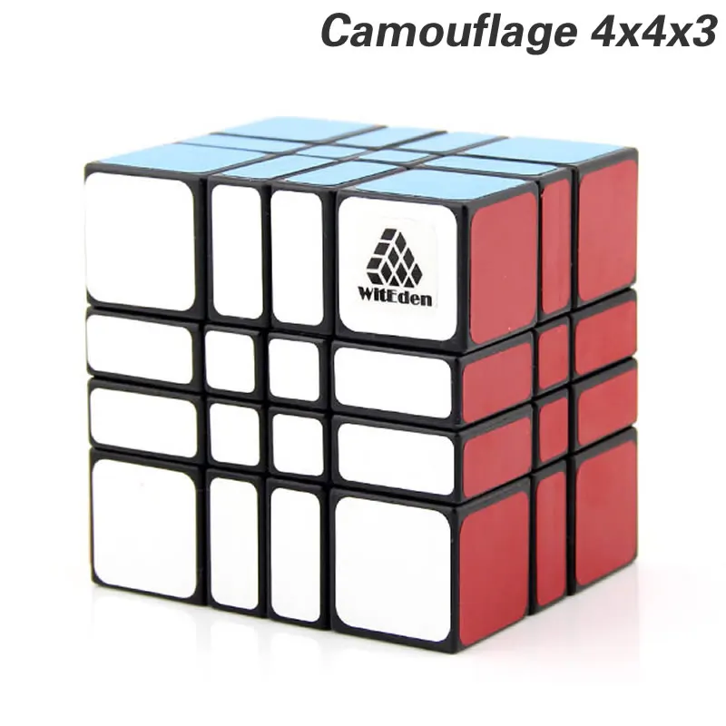 WitEden Многокамерный камуфляж, 2x2x3 2x2x4 2x3x4 3x3x2/oneplus 3/OnePlus x 3x3 3x3x4x4x4x2 4x4x3 волшебный куб нео скорость головоломка антистресс игрушки для детей - Цвет: 4x4x3
